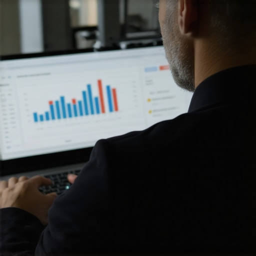 SEO analyst reviewing call data and keywords for local business