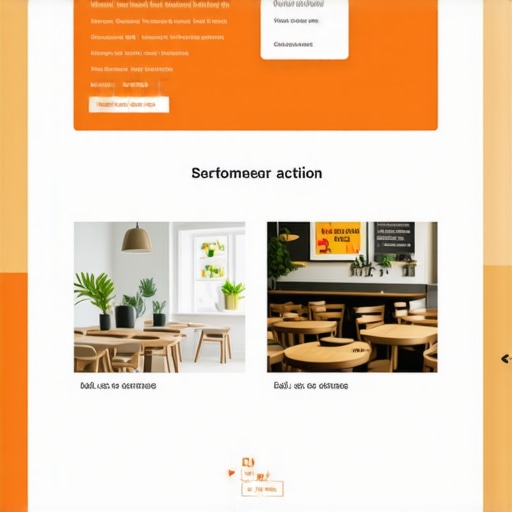 Mobile-friendly local business website with call-to-action buttons and schema markup.
