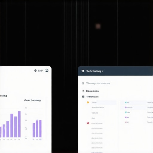 Dashboard displaying call analytics and conversion metrics.