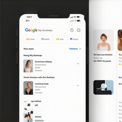 Optimized GMB Profile Visual Display of a vibrant GMB profile with reviews, photos, and posts to attract local calls.