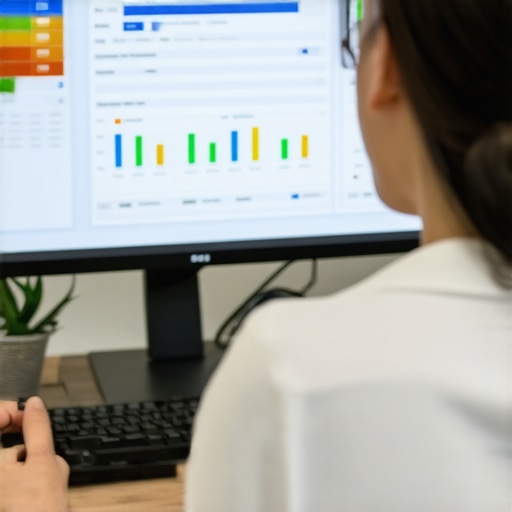 Analyzing Call Data for Business Growth Person reviewing GMB call analytics on a computer screen