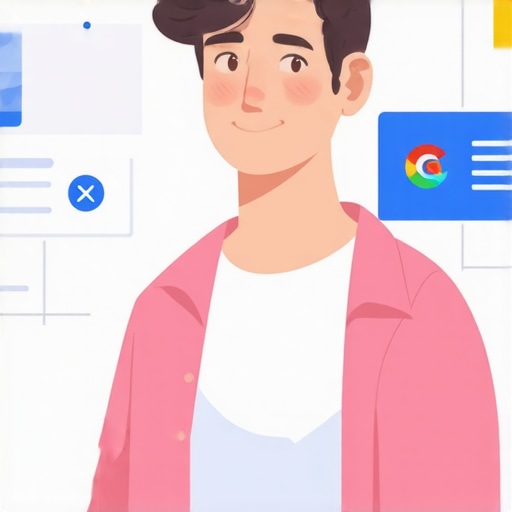 Business owner working on local SEO tools and schema markup on a computer